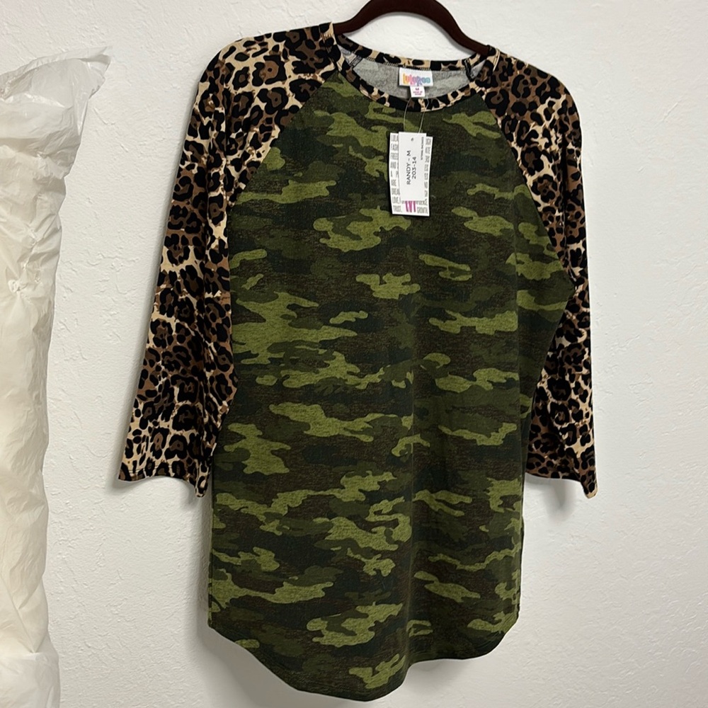 BRAND NEW LULAROE RANDY ANIMAL PRINT/CAMO 0pattern